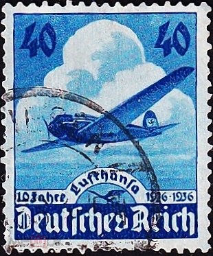  ,  . 1936  . 10-   Lufthansa Airways .  4,75  (2).